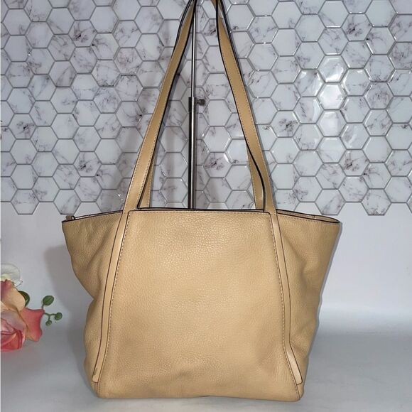 NWT Michael Kors Whitney Tan Leather Tote Bag - Picture 2 of 11